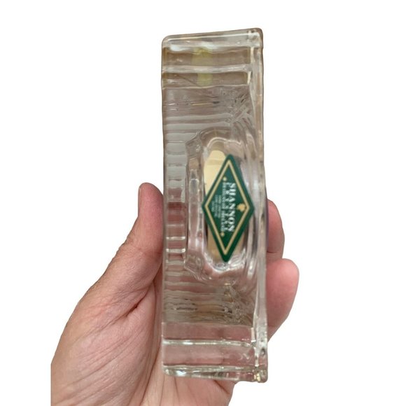 Vintage Shannon Designs of Ireland Crystal Battery Quartz Mantel Clock - Working - Picture 4 of 8